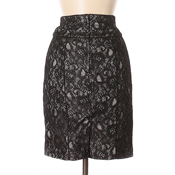 🎁H&M Pencil Skirt Laced Black - Picture 2 of 5